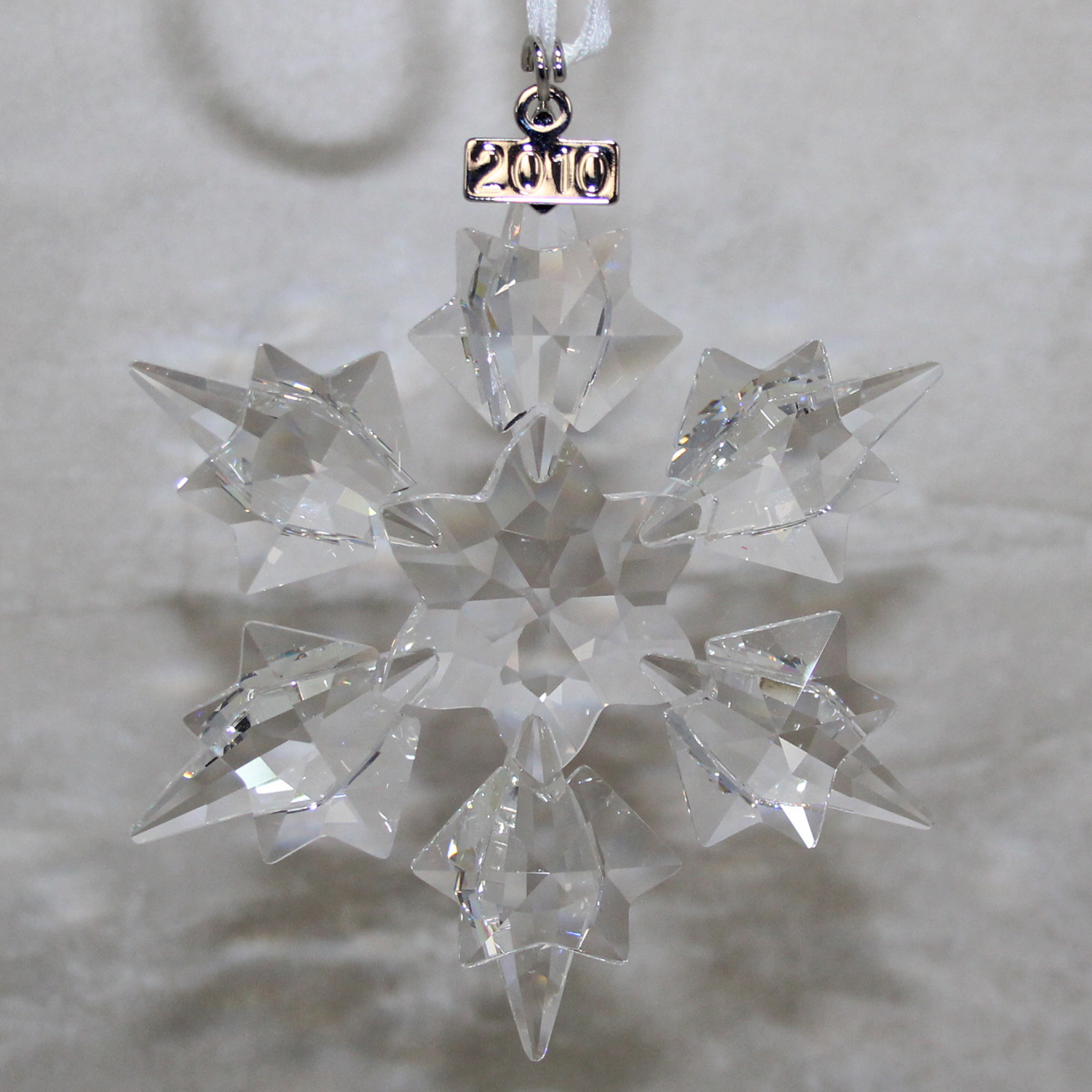 Swarovski Crystal 1041301 MIB 2010 Annual Christmas Ornament EBay   1041301 A 