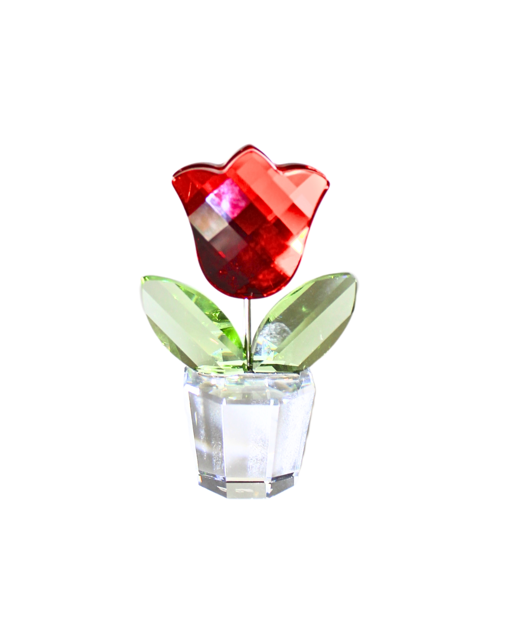 スワロフスキー SWAROVSKI フィギュリン チューリップ レッド 赤